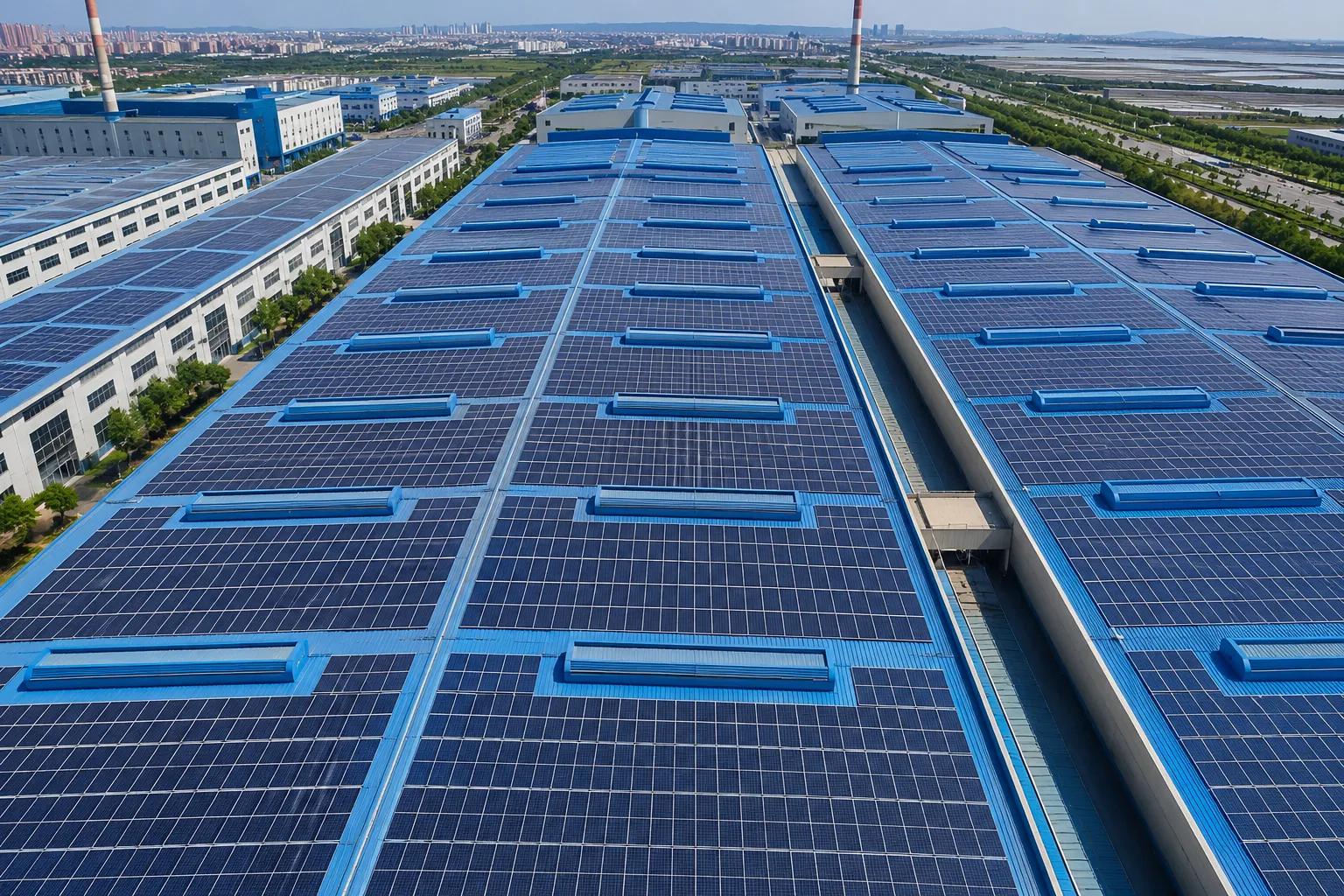 Endüstriyel Tesis için Güneş Enerji Sistemi